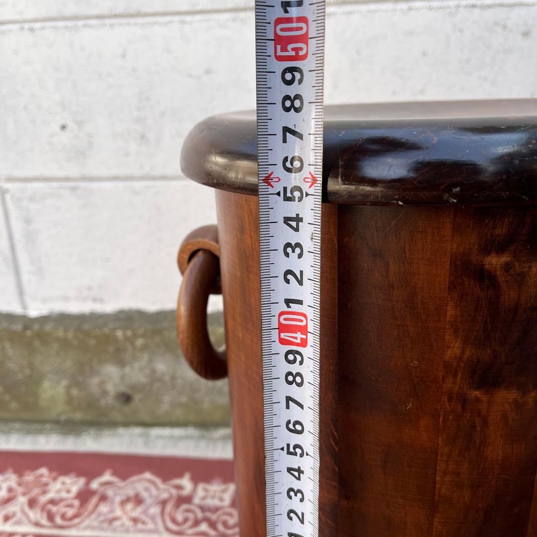 イタリア製◾️ Domain ドマン 木製無垢材 スツール 蓋付き収納 木製家具