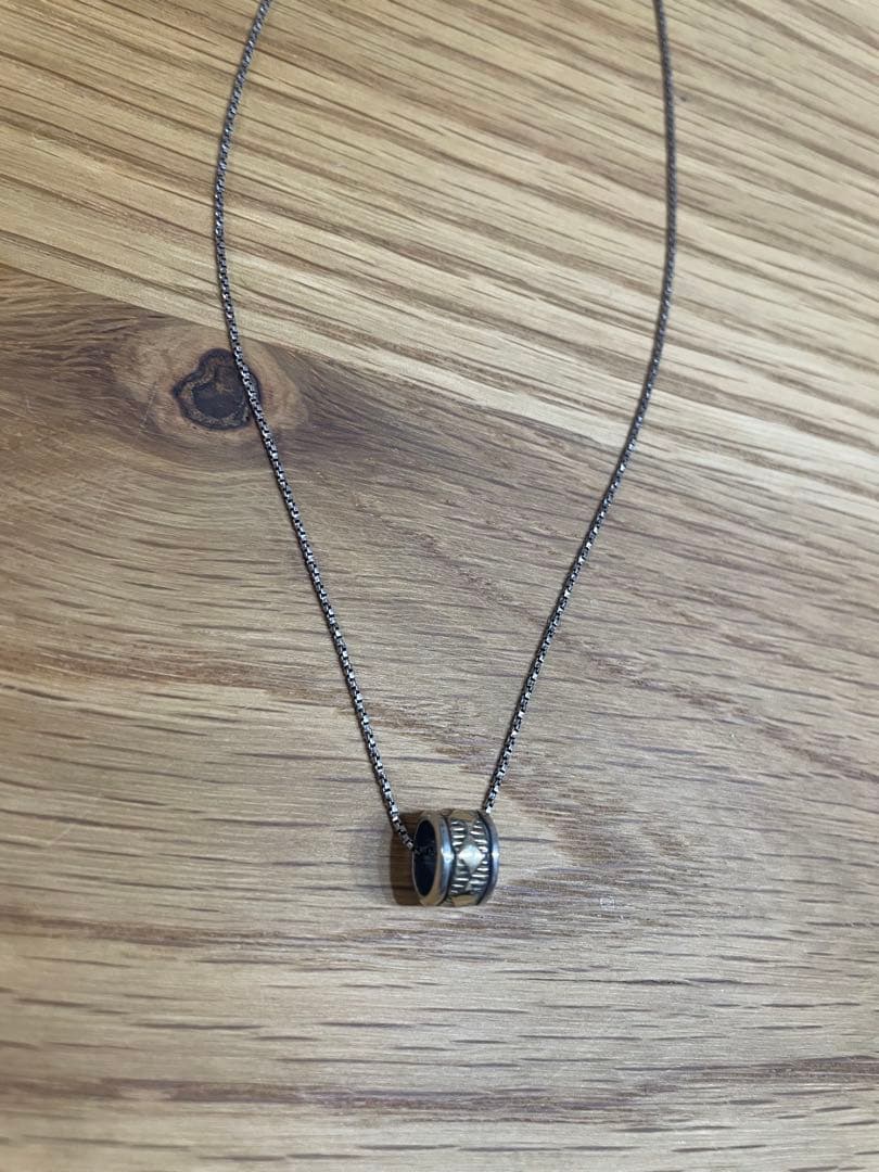 ブルースモーガン　14kシルバーコンビペンダント