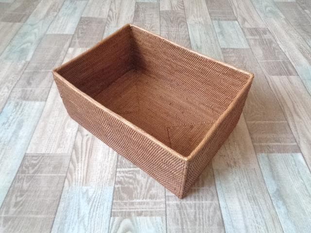 2種類セット●A4＆B4長方形ケース●無地●アタ●バリ島●1021●大きめタイプ