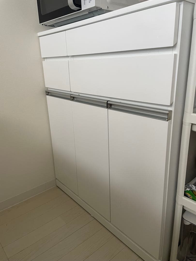 ISSEIKI キッチンカウンター ダストボックス3つ付き