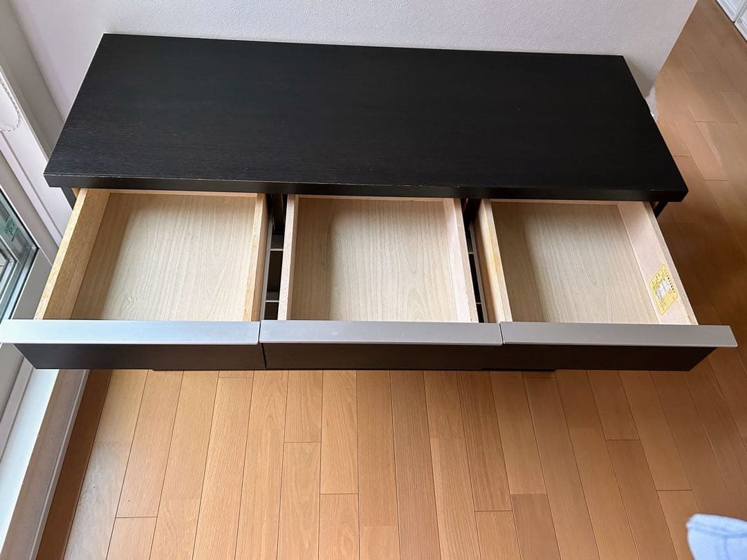 サイドボード チェスト キャビネット 引出し収納 ダークブラウン 島忠