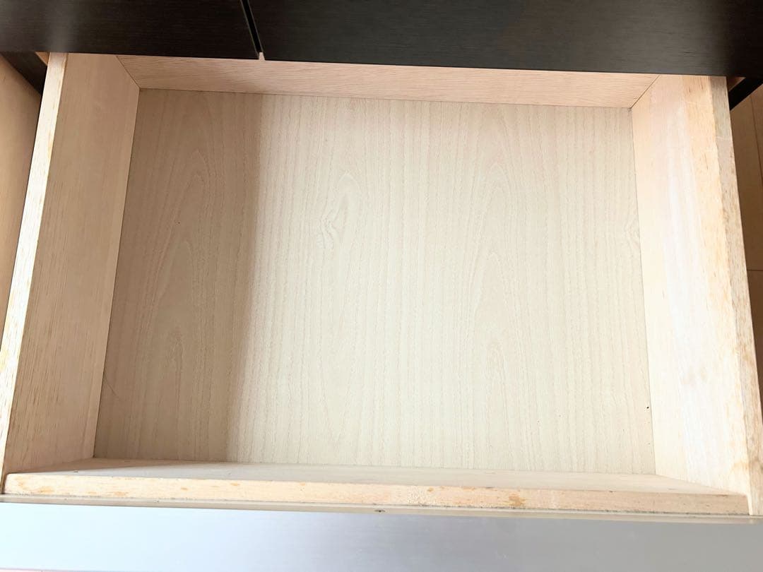 サイドボード チェスト キャビネット 引出し収納 ダークブラウン 島忠