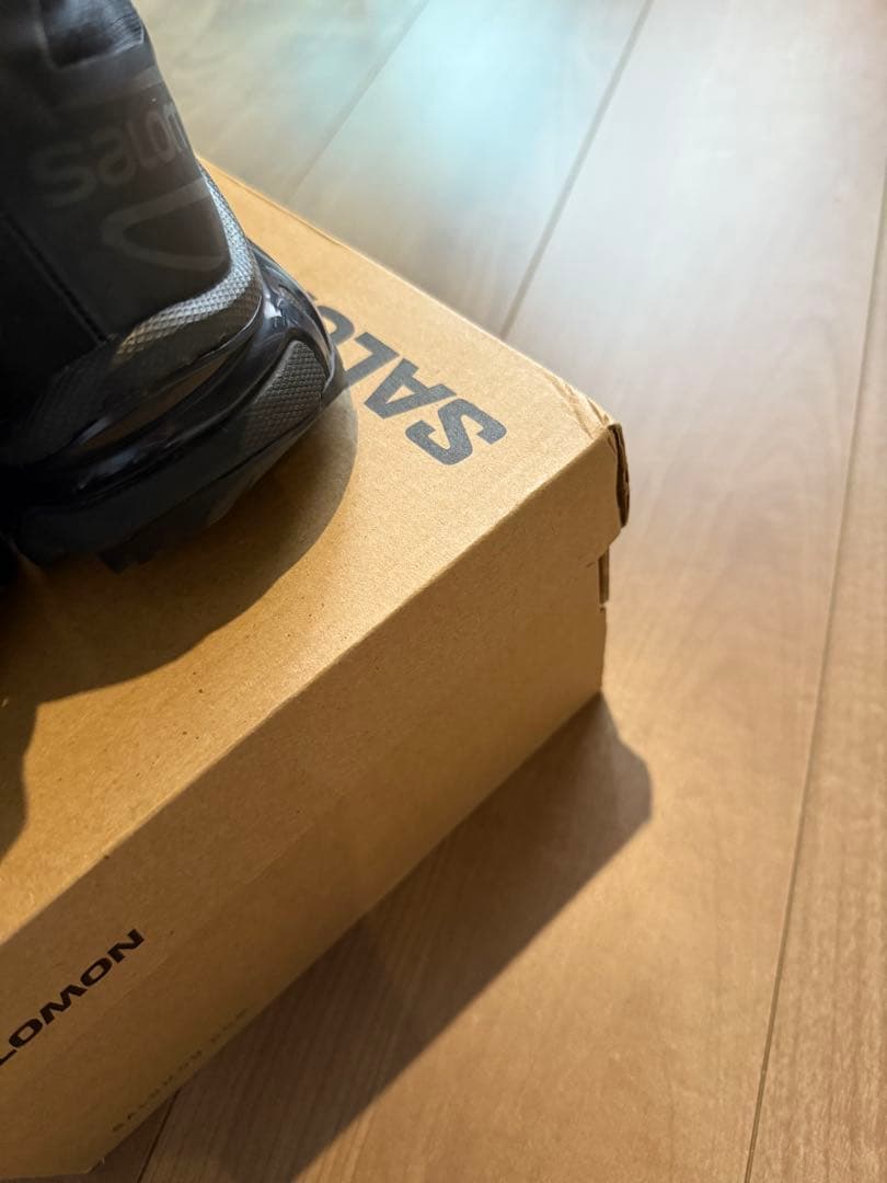 Salomon xt-6 black スポーツスタイルシューズ