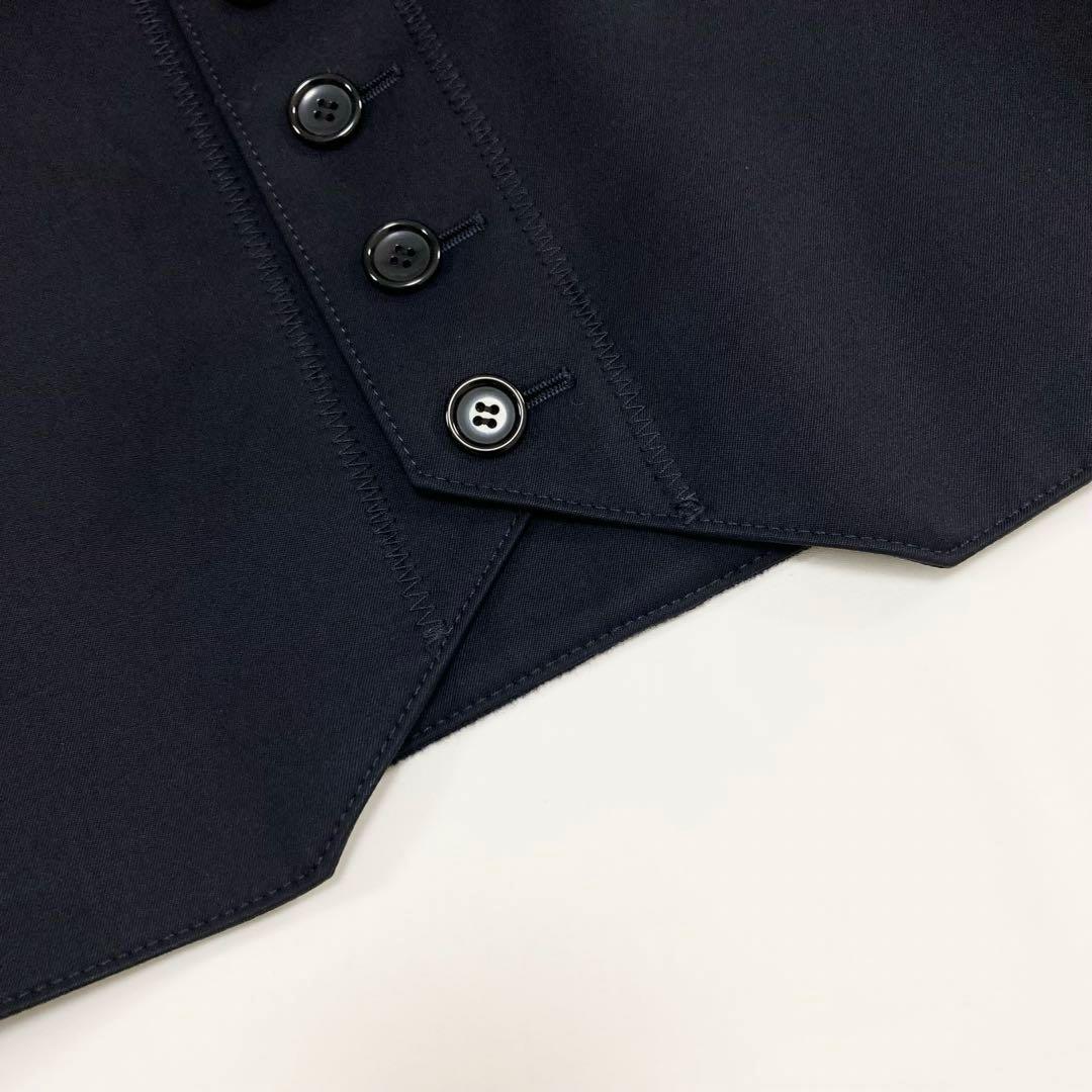 トリココムデギャルソン 18AW 連ボタン 異素材切替 スタンドカラージャケット