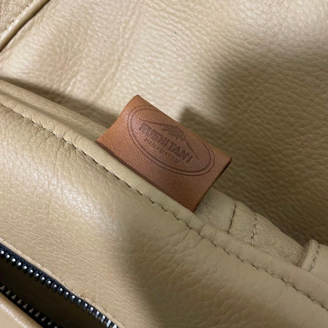 美品 クシタニ 最高級 ディアスキンジャケット サンドベージュ M 本革