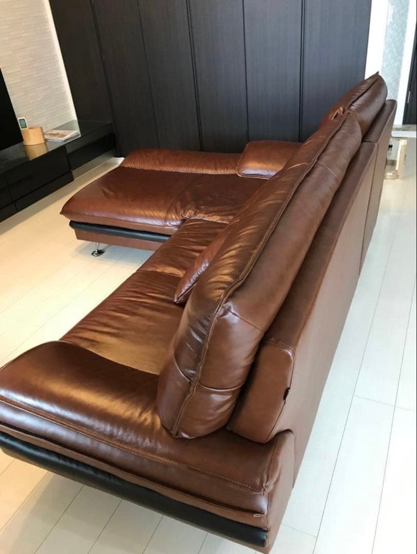 『B』マナカーサ　右　カウチソファ　ソファ部分（2個口）