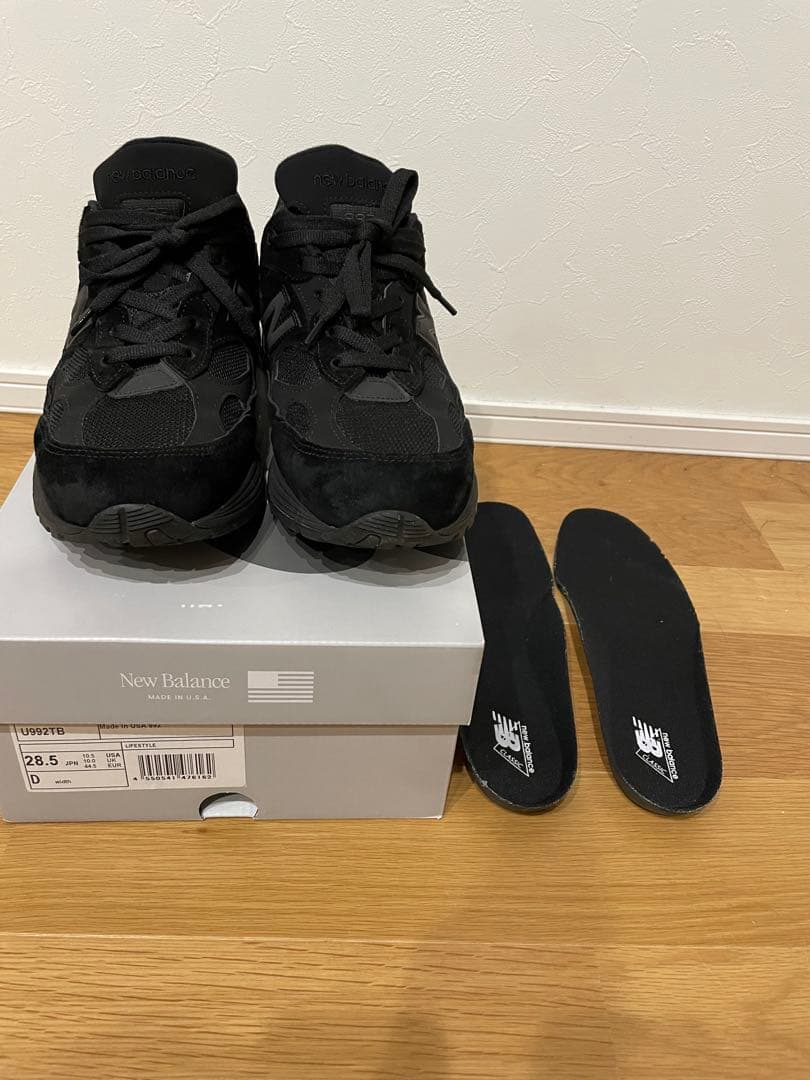 ニューバランス U992TB トリプルブラック