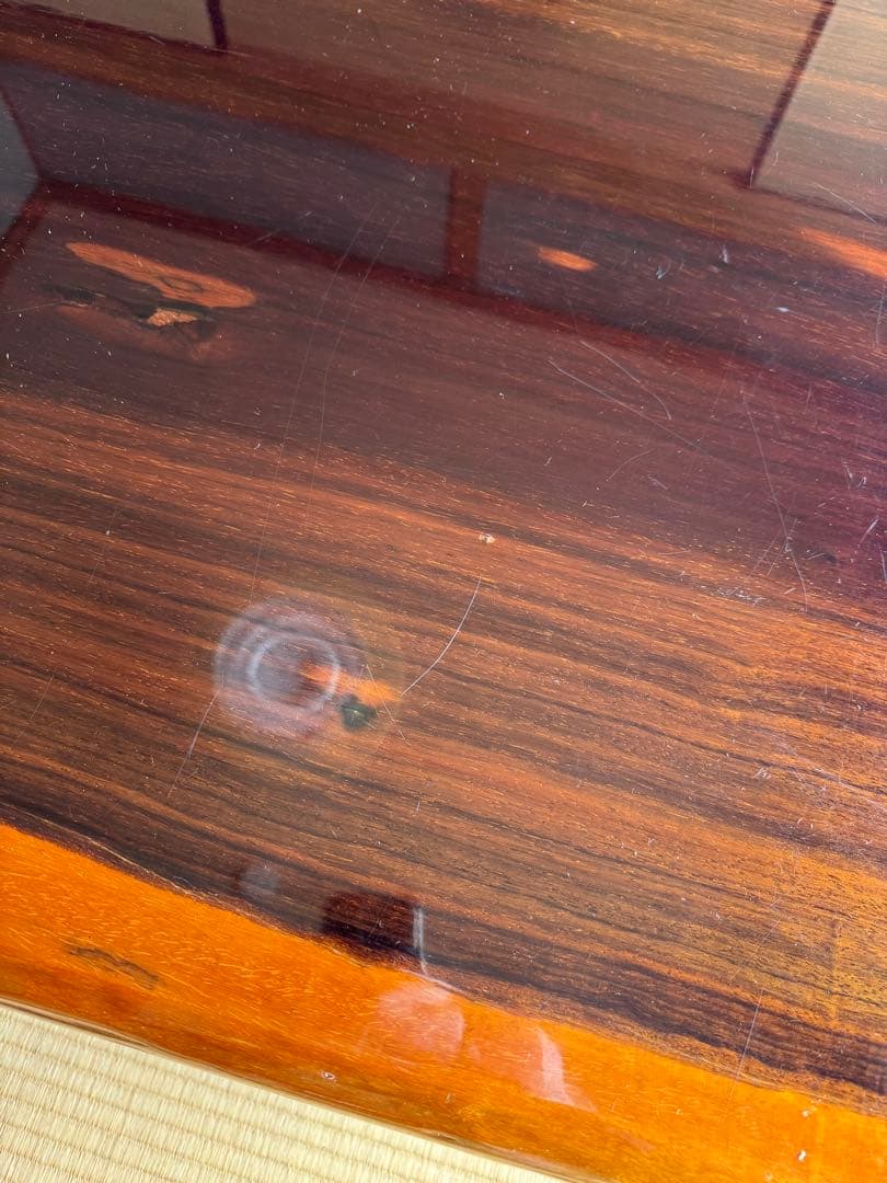 【引き取りok】座卓　高級テーブル　昭和レトロ　一枚板