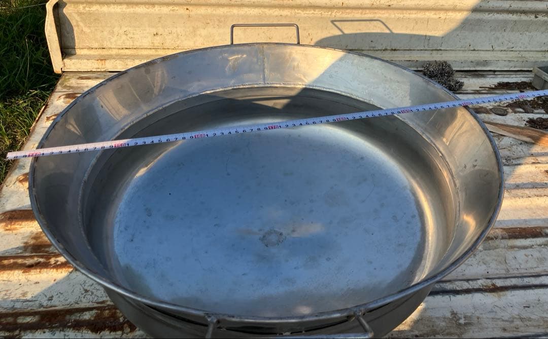 ステンレス製? 両手鍋 直径約60cm