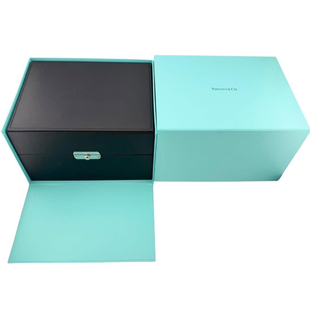 希少 極美品 ティファニー アトラス 2ハンド ティファニーブルー メンズ腕時計