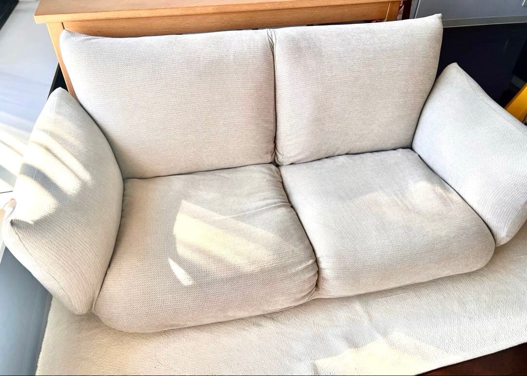 無印良品/ リクライニングフロアソファ　２シーター　ベージュ