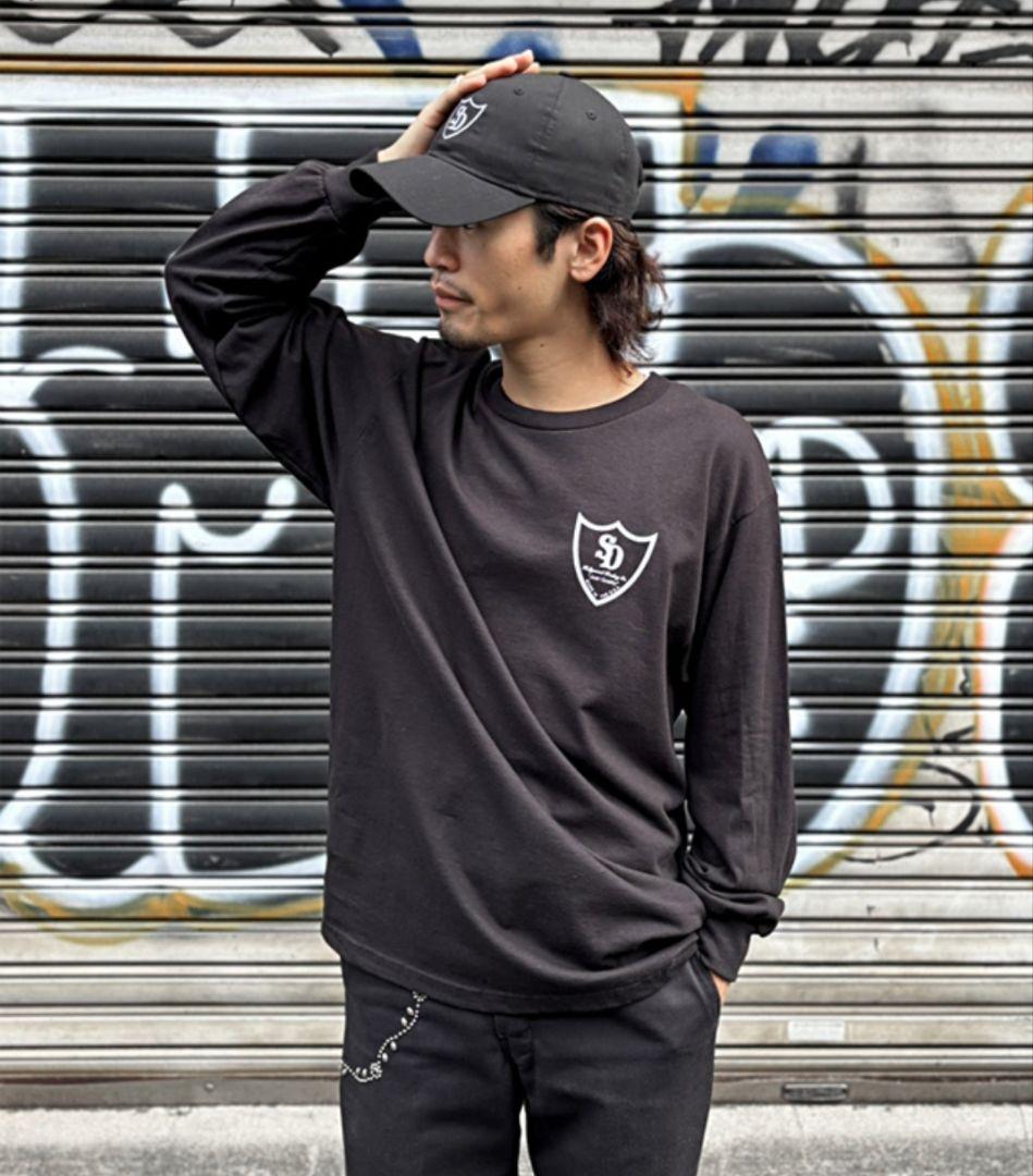 HTC × STANDARD CALIFORNIA LOGO T BLACK
