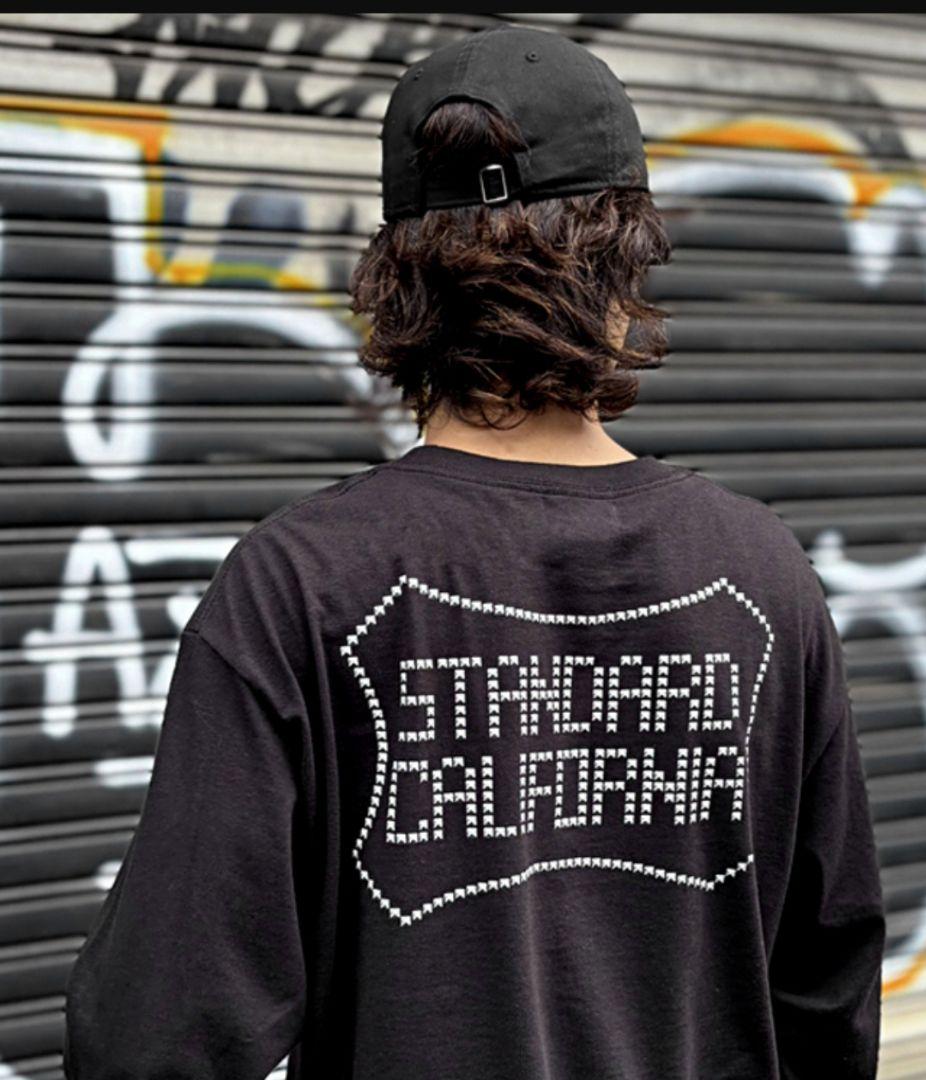 HTC × STANDARD CALIFORNIA LOGO T BLACK