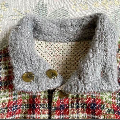 M.＆KYOKO リバーシブル コート ニット ゆったりめサイズ1 美品 高級