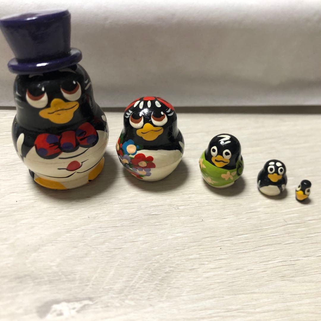 ペンギン マトリョーシカ 5P