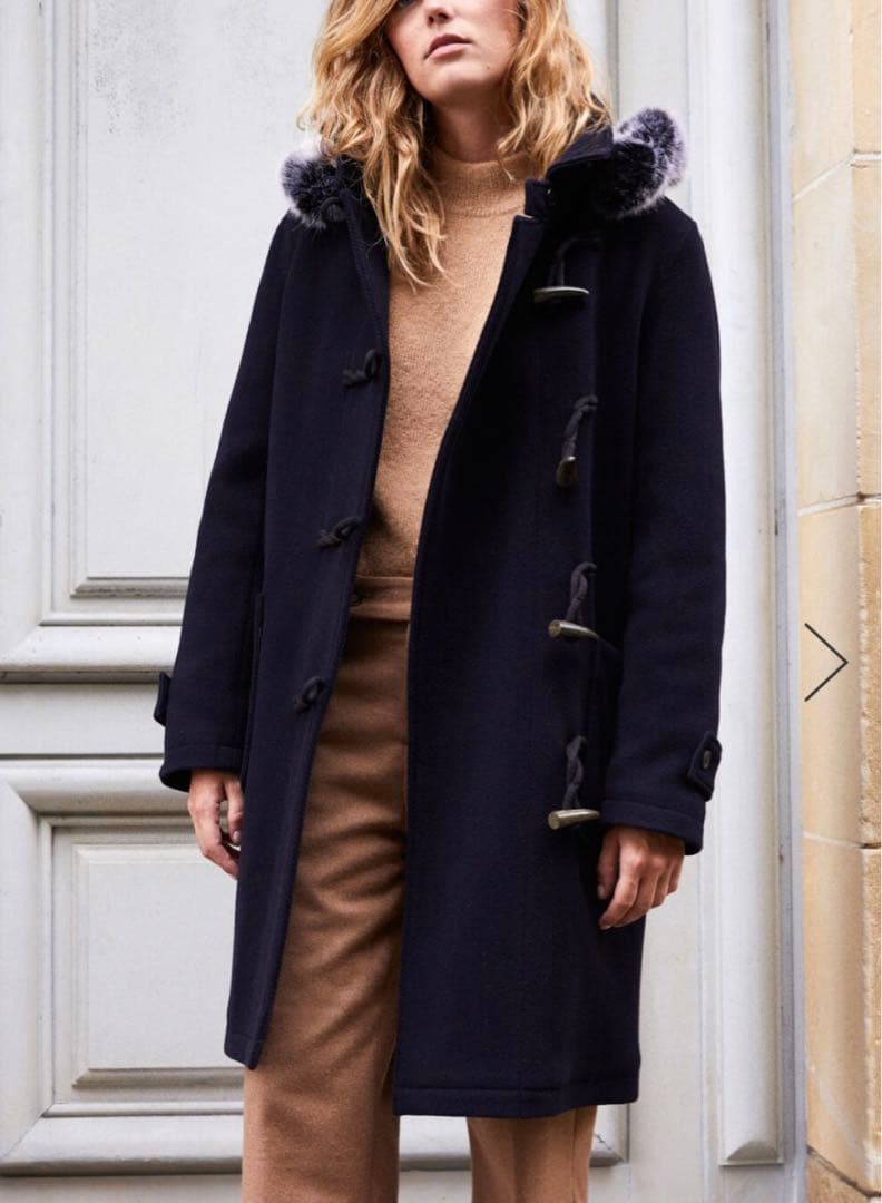 【美品】コントワー・デ・コトニエ　ウール　ダッフルコート