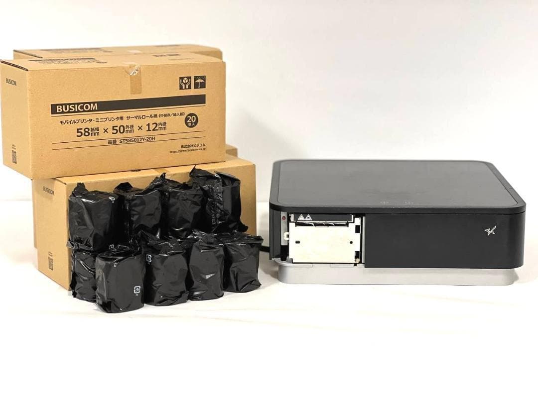 キャッシュドロア内蔵レシートプリンター レジロール紙セット/TA2086