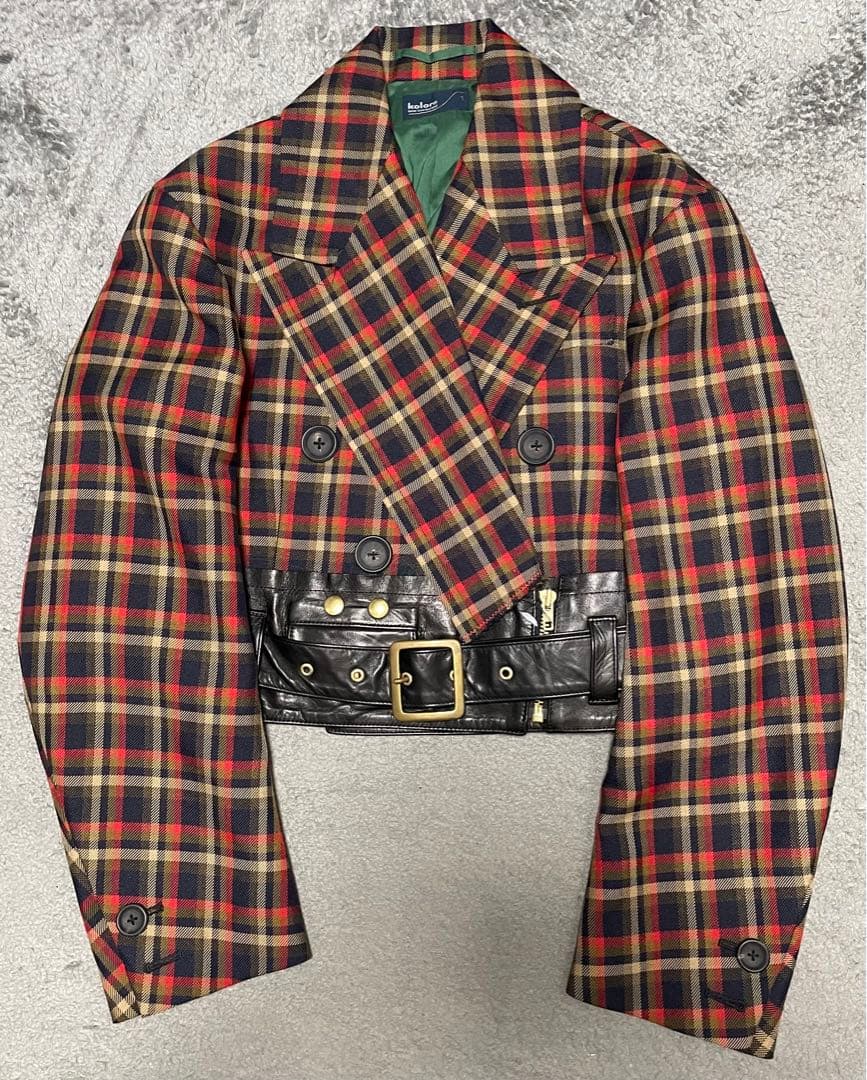 本日限定　大幅値下げ　kolor 再構築ダブルライダース　ジャケット