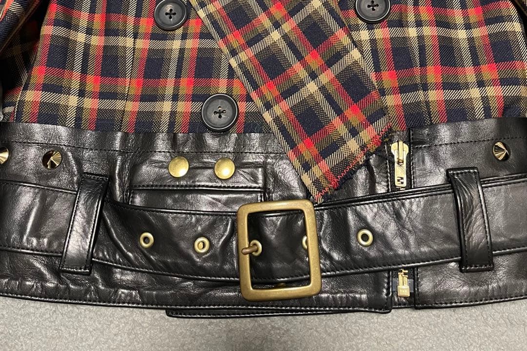 本日限定　大幅値下げ　kolor 再構築ダブルライダース　ジャケット