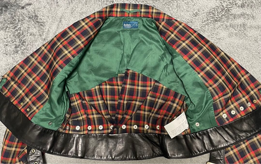 本日限定　大幅値下げ　kolor 再構築ダブルライダース　ジャケット