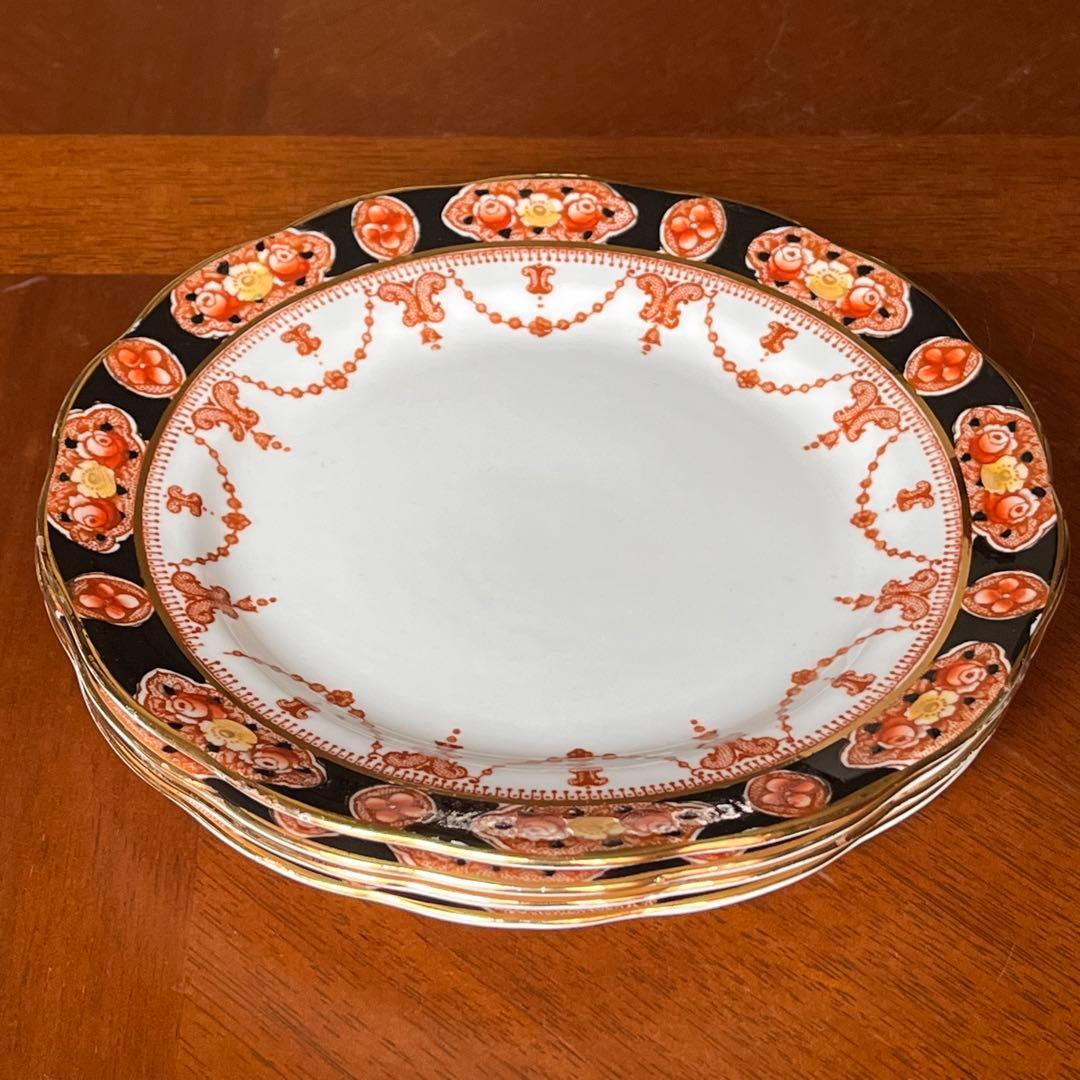 【希少品】ロイヤルアルバート・クラウンチャイナ★伊万里★プレート　4枚