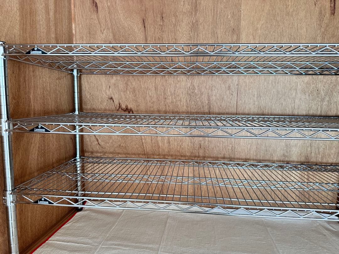 ルミナスレギュラー スチールラック 棚板 121.5×46cm ポール25mm