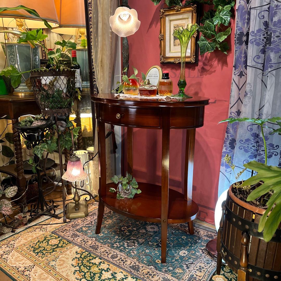 ツンデレ ケントクラシカル　オーバル１DR アクセント　ホールキャビネット