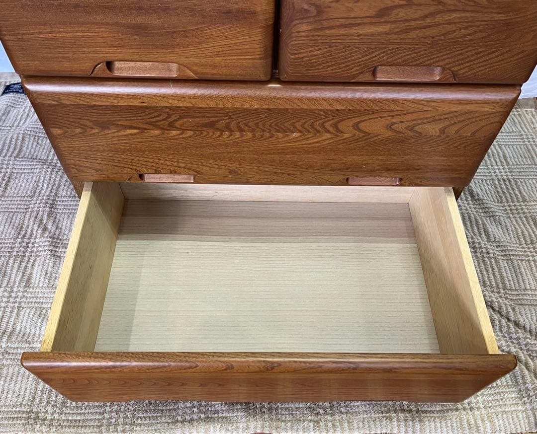 【アンティーク】天然木 キャビネット ミドル仏壇 モダン 引出し棚