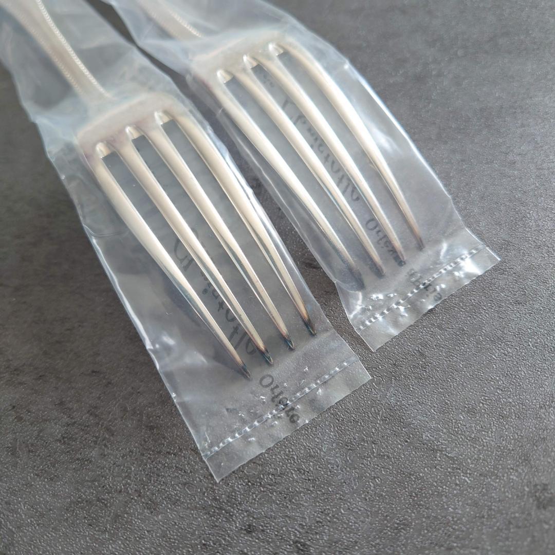 クリストフル パール 未開封 テーブルフォーク 2点