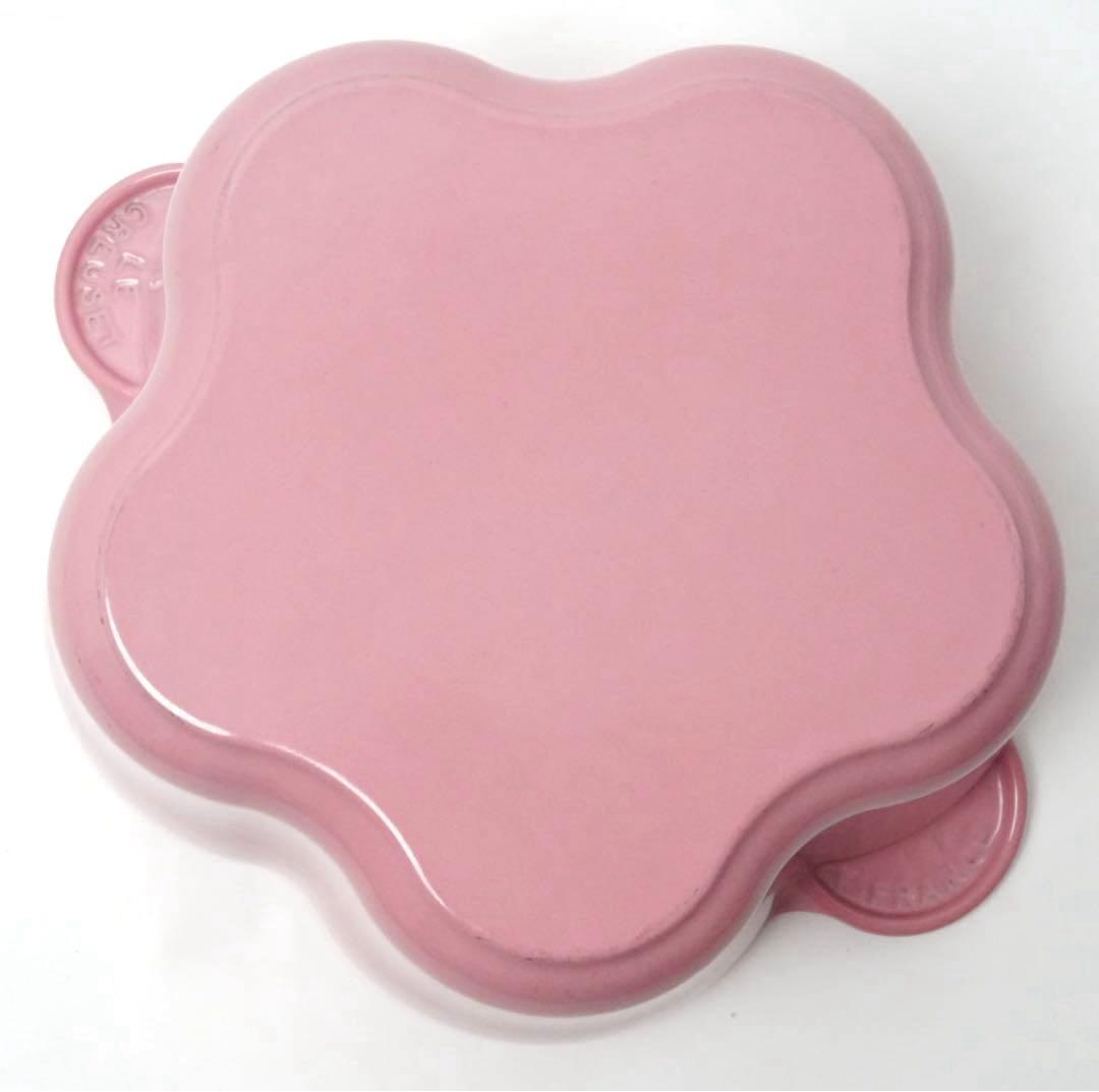 【美品】LE CREUSET　ココット フルール フレンチローズ　20cm