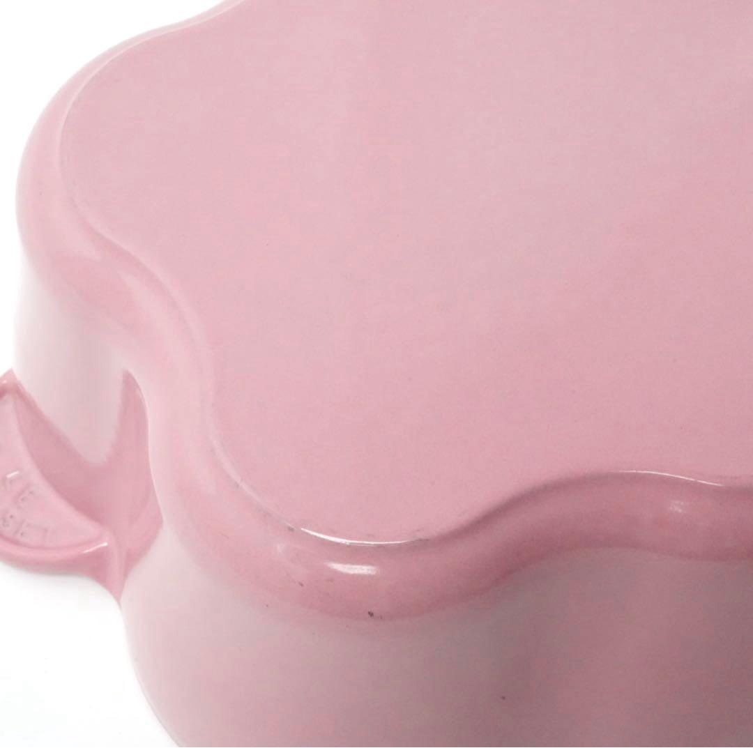【美品】LE CREUSET　ココット フルール フレンチローズ　20cm