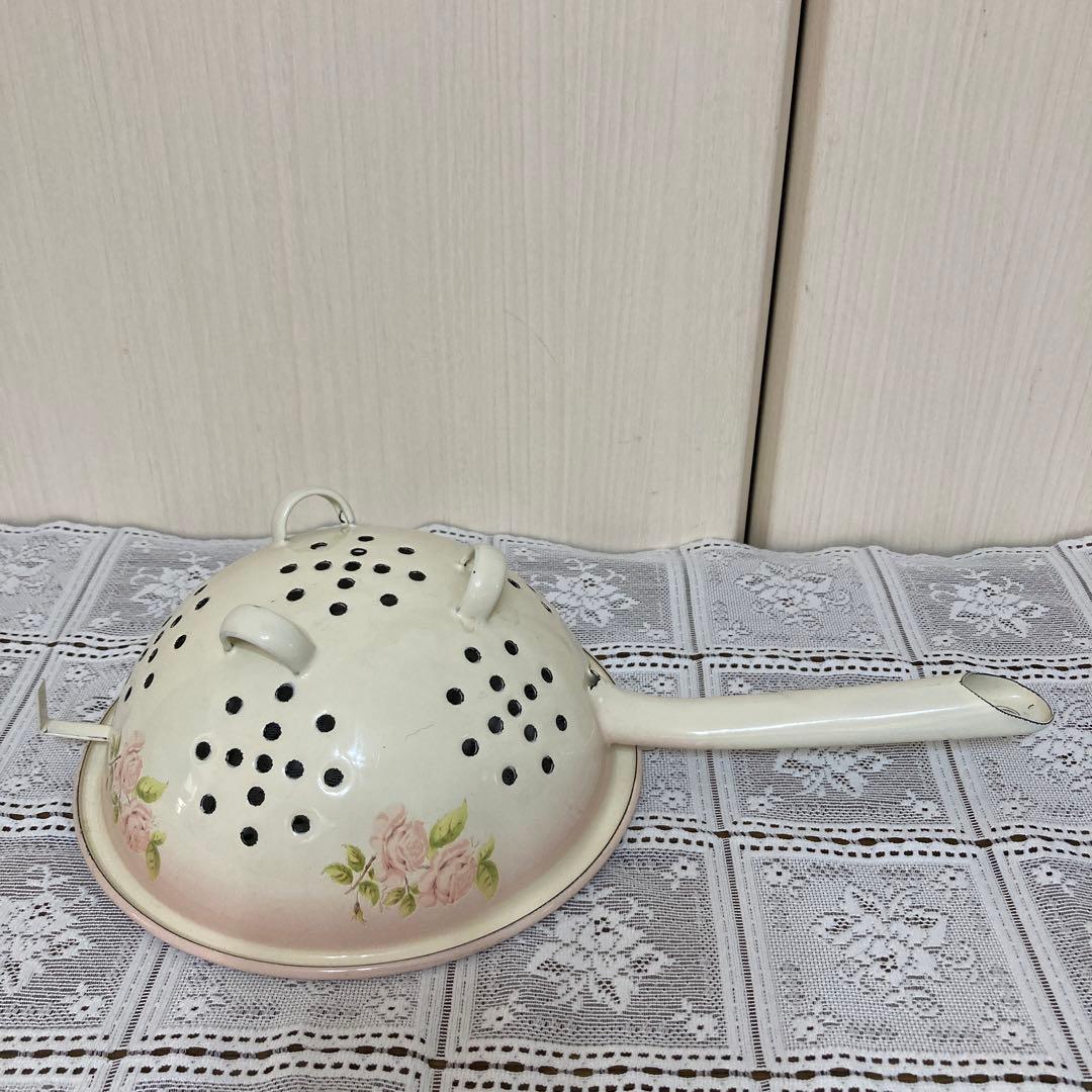 イマン　ダイアナローズ　足付片手コランダー