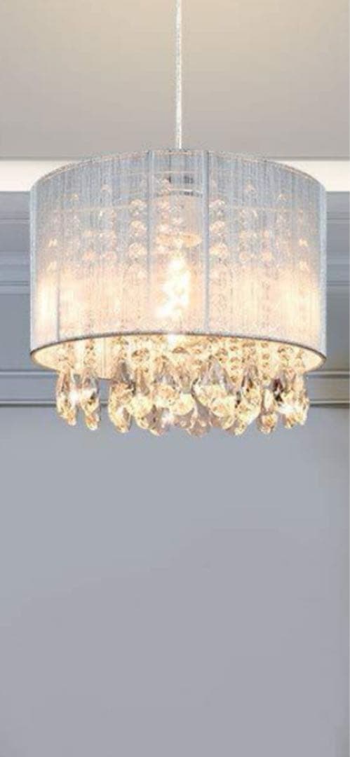 美しい光♦️クリスタル♦️ シャンデリア キラキラ♦️点灯確認済み♦️補償付 送料込