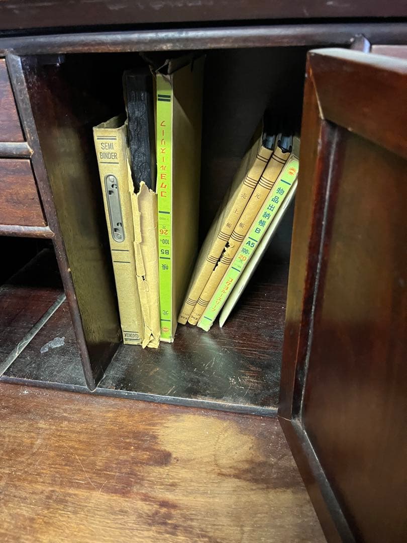 希少 ライティングピューロー デスク チェスト インテリア アンティーク 年代物