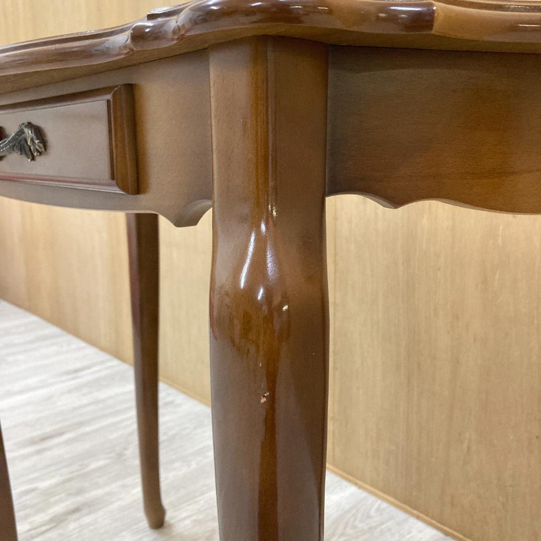 【カリモク】コンソールテーブル　猫脚　サイドテーブル