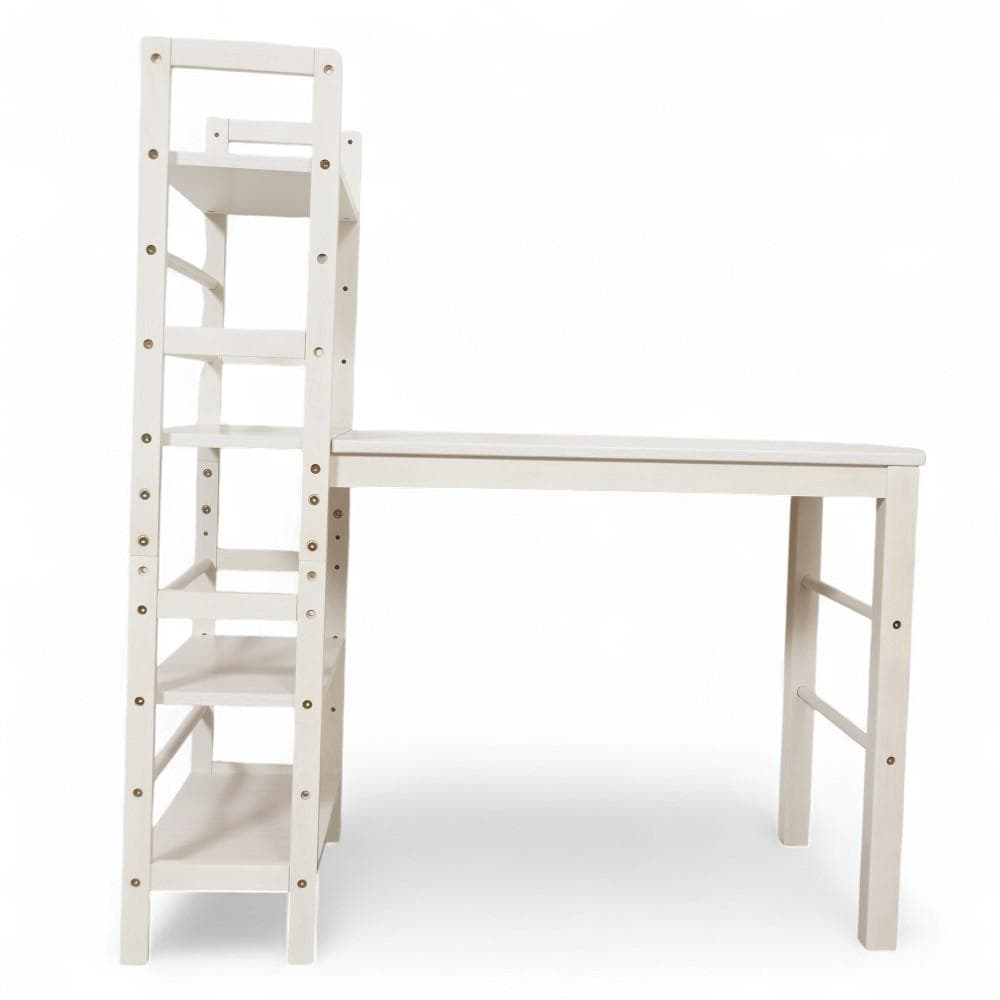 送料無料【新品】棚付き デスク 作業台 勉強机 ミシン台