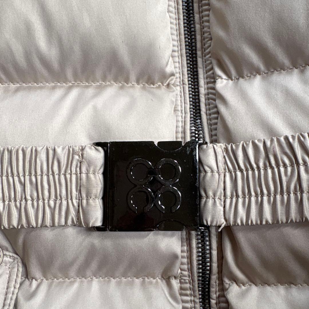 コーチCOACHベージュ 上品なダウンジャケット◆サイズ8