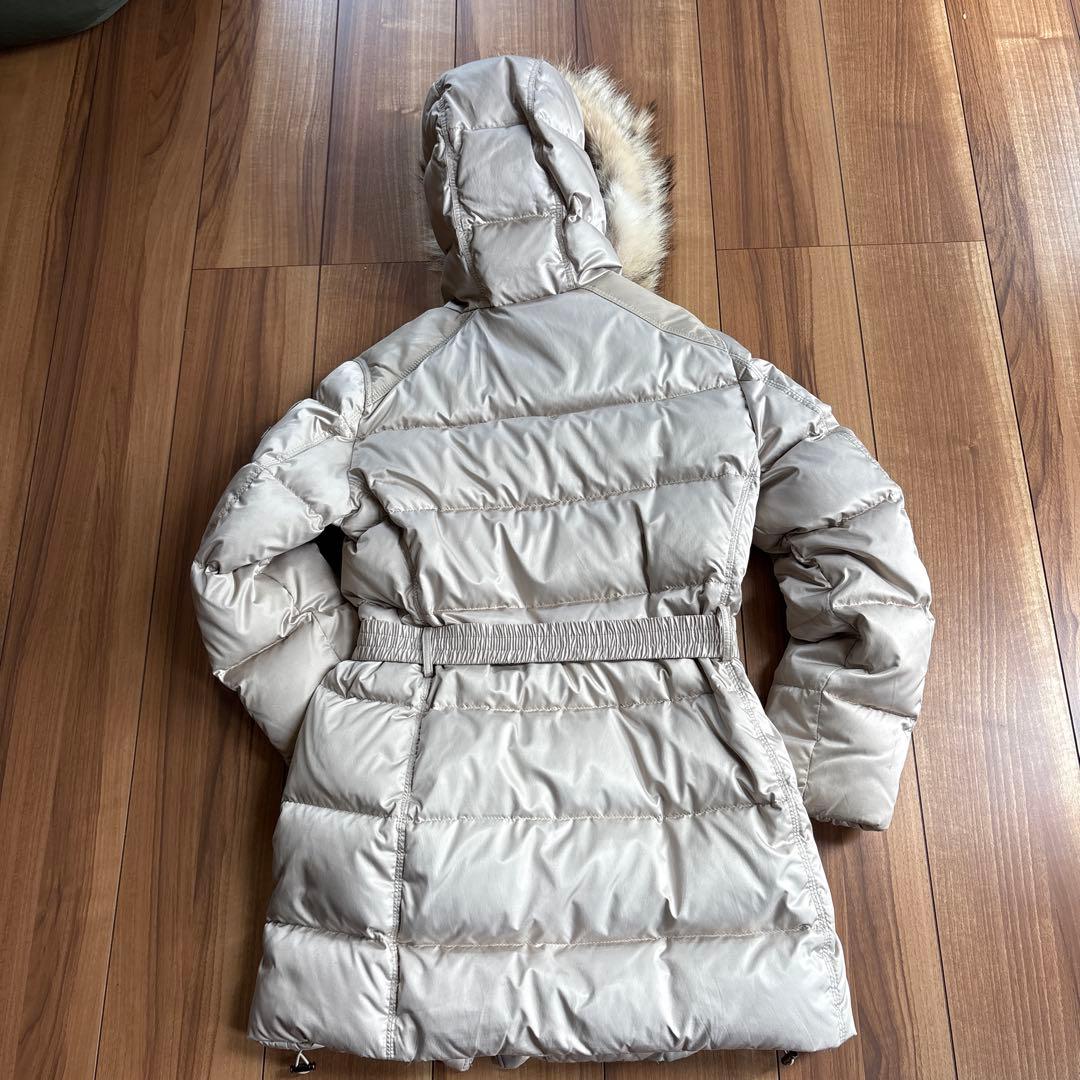 コーチCOACHベージュ 上品なダウンジャケット◆サイズ8