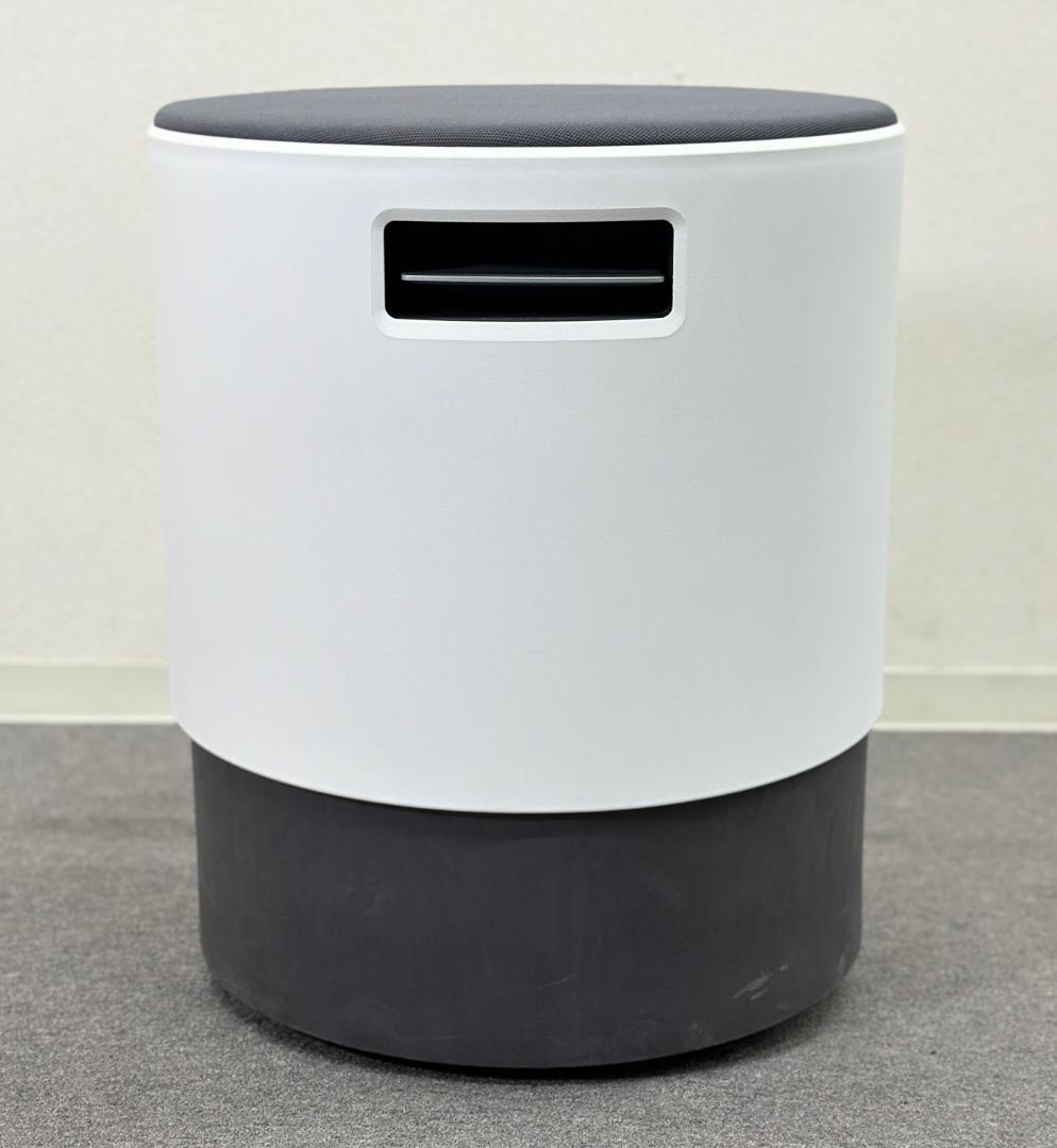 スチールケース■ターンストーンブイ　バランスチェア　スツール　オフィス　ホワイト