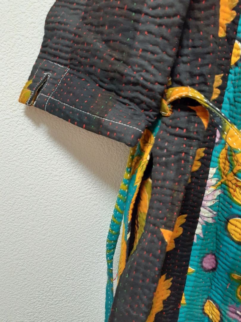 KANKAN　NATIVEWORKS インド ラリーキルトワンピース　一点もの