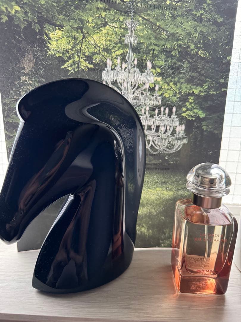 本日限定価格！エルメス　サマルカンド　ペーパーウェイト　ネイビー　箱付き