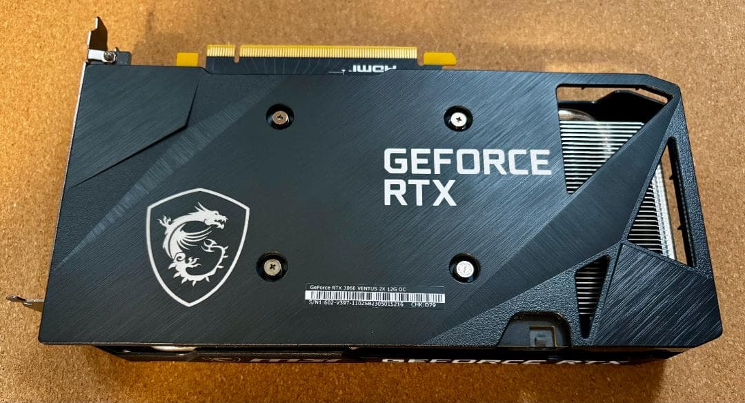 グラフィックボード・グラボ・ビデオカード GeForce RTX 3060 VENTUS 2X 12G OC