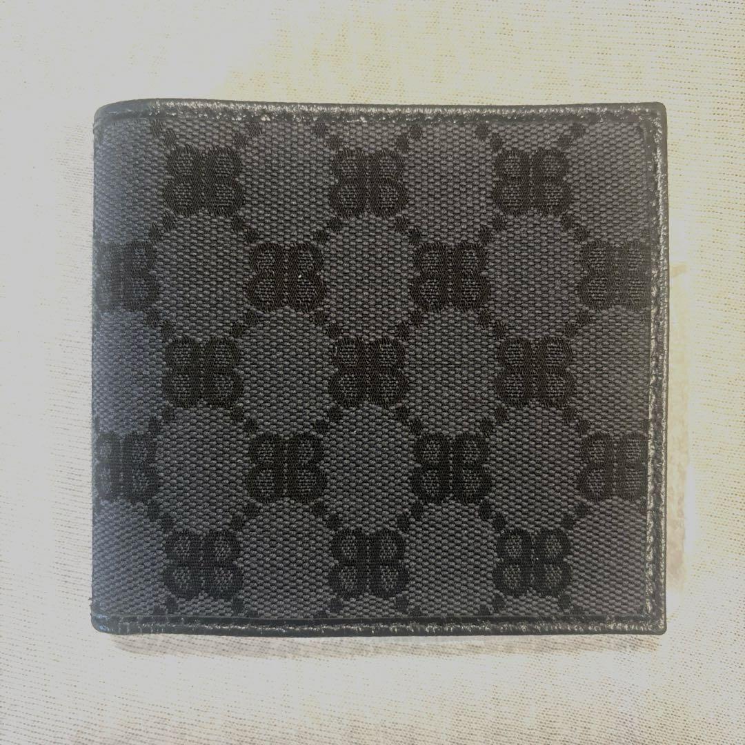 BALENCIAGA 二つ折り財布 ブラック ◯GUCCI コラボ ◯新品未使用