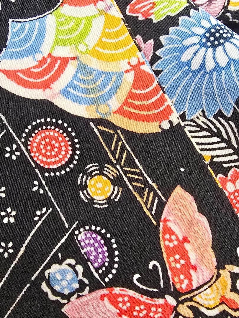 七五三　7歳　 正絹　着物　セット　女の子 c99