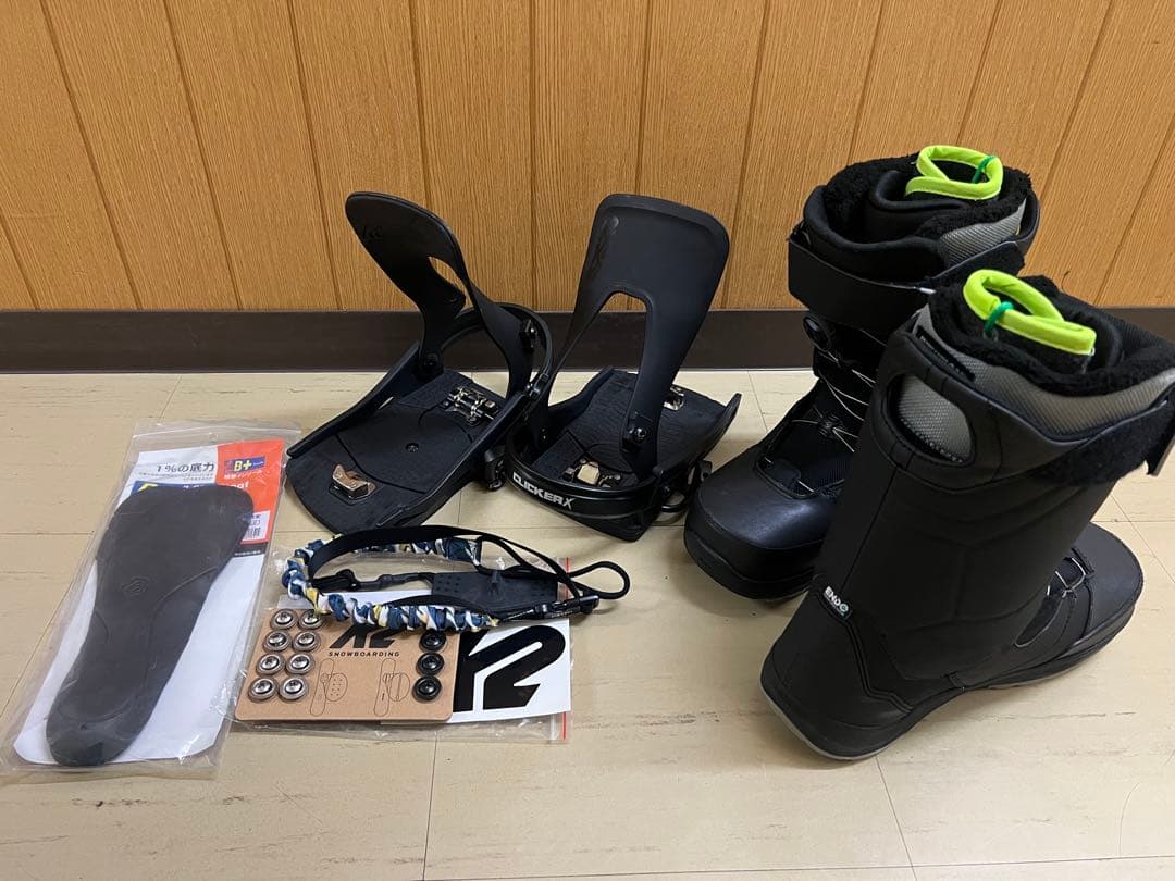 K2 CLICKER XHBスノーボードブーツ・バインディングセット　おまけ付き