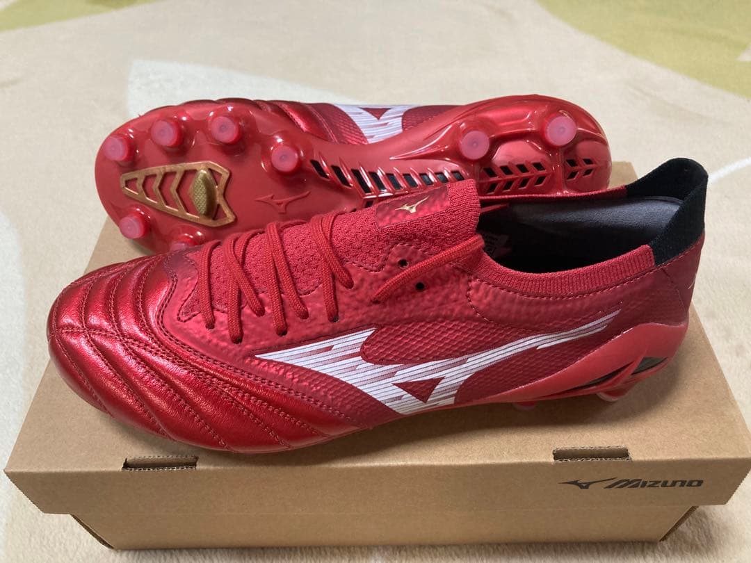 日本未発売！モレリア ネオ4 βエリート24.5cm ルビーレッド 40周年