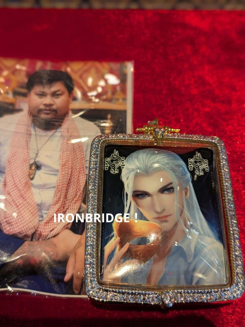 【イケメン…(〃∇〃)】タイのお守りプラクルアン！九尾の狐！高級イケメン！金＆恋