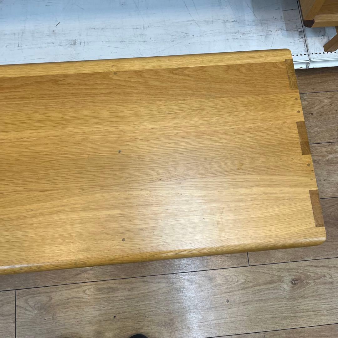 センターテーブル 引き出し付 オーク無垢材 KISSUI 幅120cm