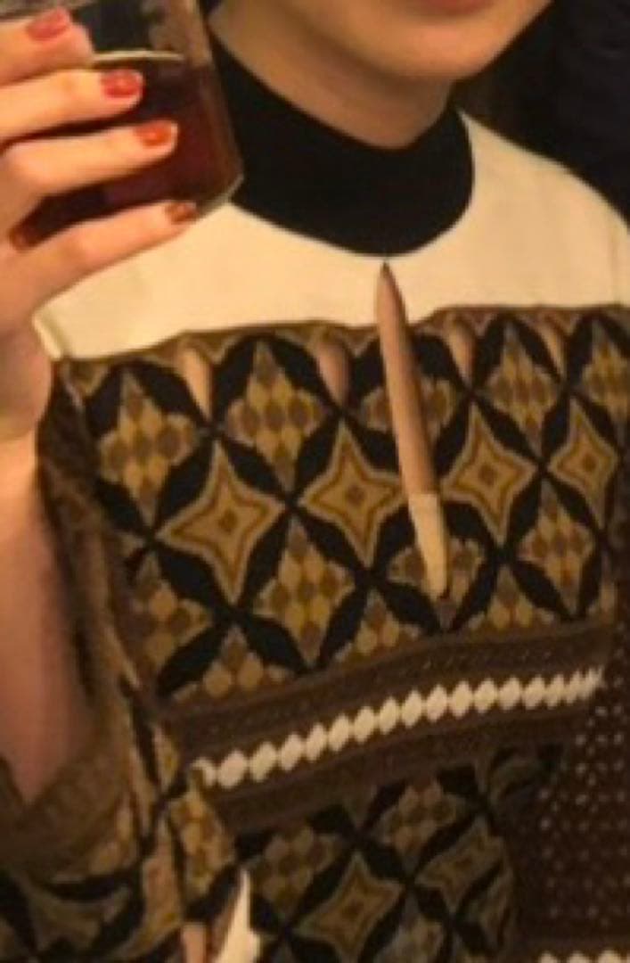 mame ジャガードニットワンピース　サイズ1