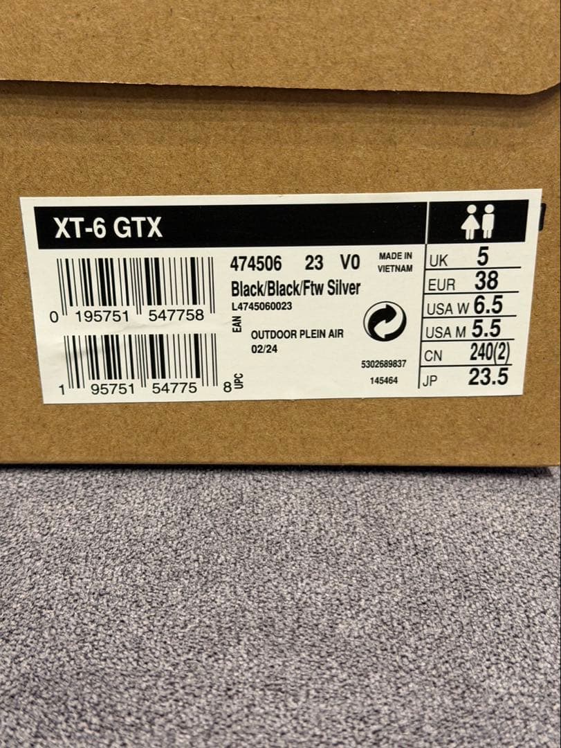 SALOMON サロモン XT-6 GTX 23.5cm